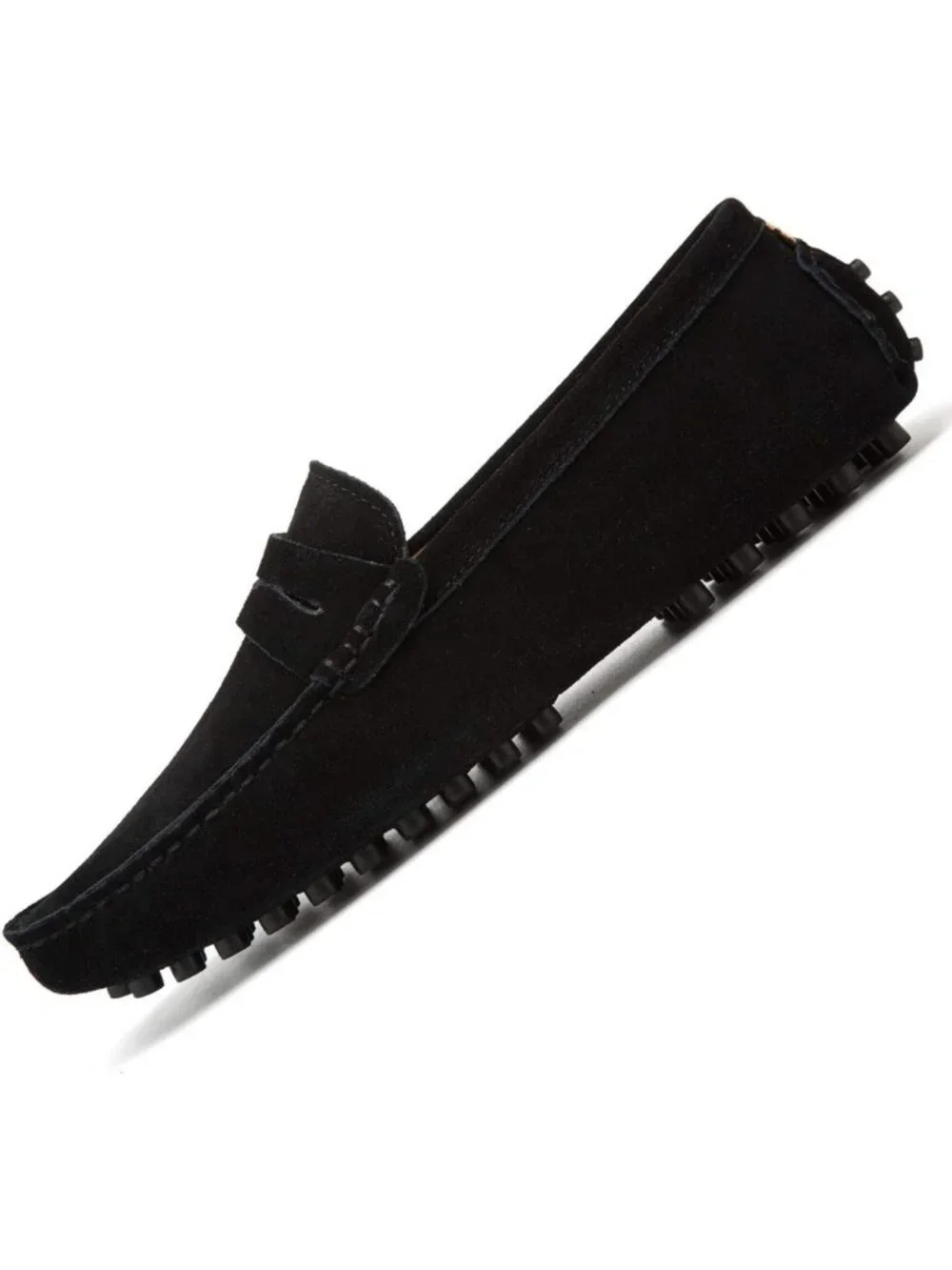 Stylish Men's Slip-On Moccasin Loafers - Comfortable Driving Flats & Boat Shoes